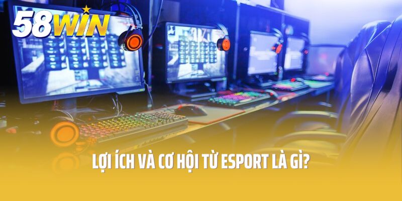 Lợi ích và cơ hội từ Esport là gì?